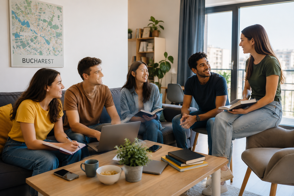 student accommodation Bucharest key handover